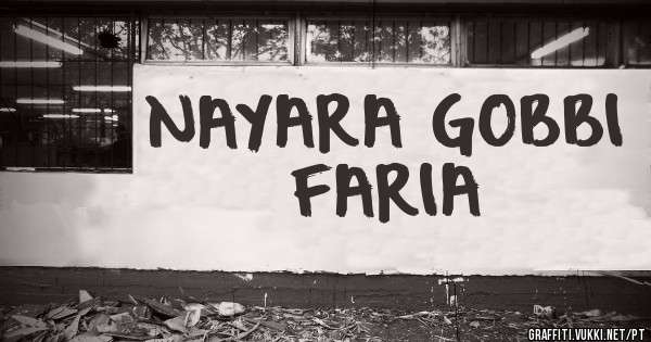 NAYARA GOBBI FARIA