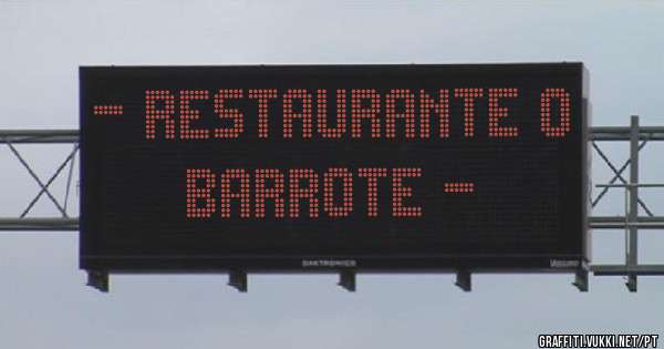 - Restaurante O Barrote -