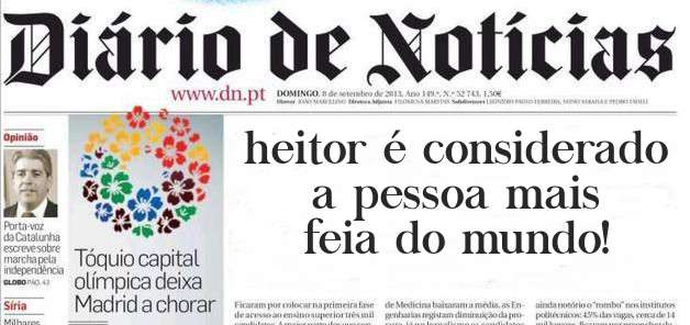 heitor é considerado a pessoa mais feia do mundo!