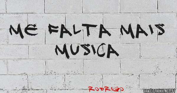 Me Falta Mais Musica 