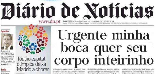Urgente minha boca quer seu corpo inteirinho