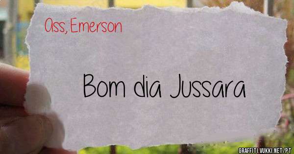Bom dia Jussara 