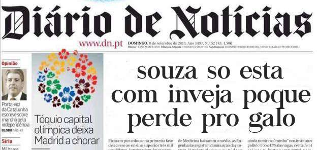 souza so esta com inveja poque perde pro galo
