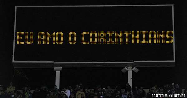 eu amo o Corinthians
