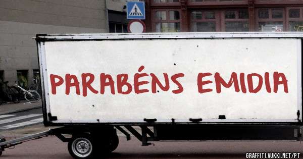 PARABÉNS EMIDIA