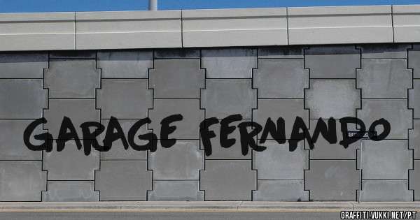 GARAGE FERNANDO
