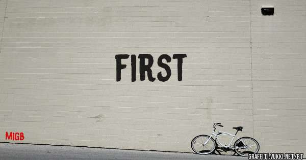 first