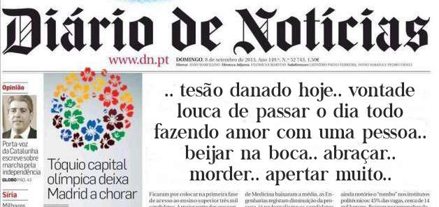 .. tesão danado hoje.. vontade louca de passar o dia todo fazendo amor com uma pessoa.. beijar na boca.. abraçar.. morder.. apertar muito..