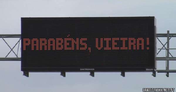 Parabéns, Vieira!