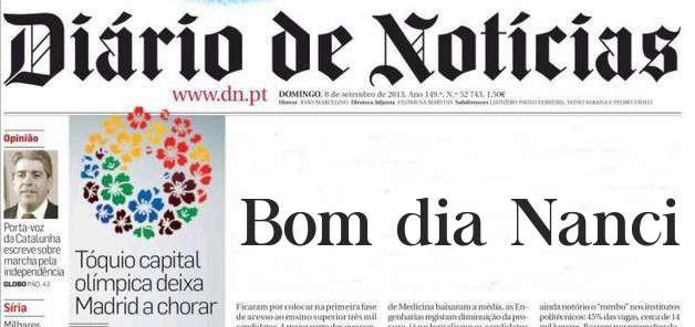 Bom dia Nanci