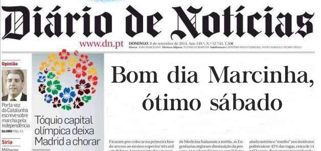 Bom dia Marcinha, ótimo sábado 