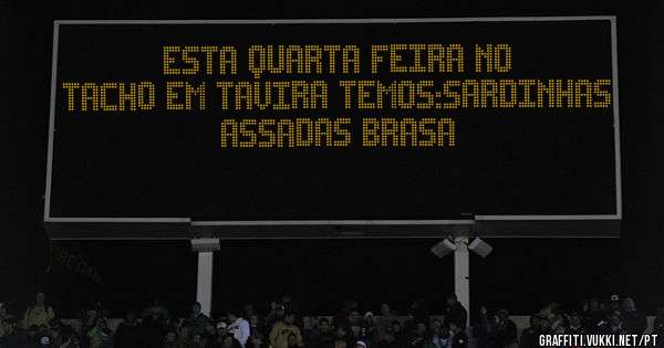 Esta quarta feira no Tacho em Tavira temos:Sardinhas Assadas Brasa