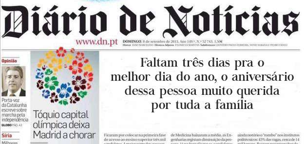 Faltam três dias pra o melhor dia do ano, o aniversário dessa pessoa muito querida por tuda a família 