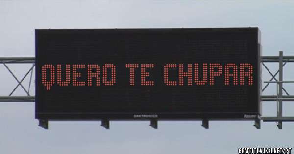 Quero te chupar 