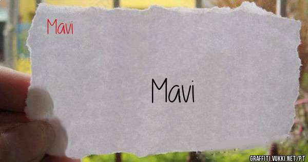 Mavi