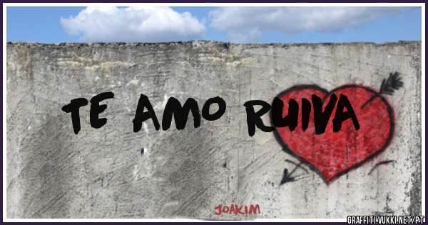 TE AMO RUIVA