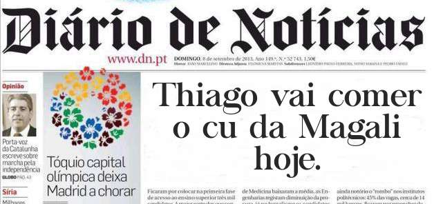 Thiago vai comer o cu da Magali hoje.