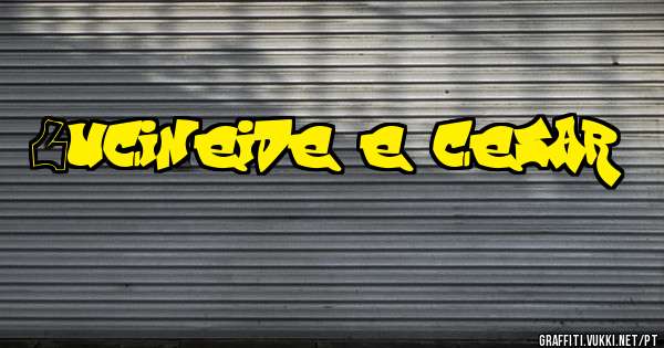 Lucineide e cesar