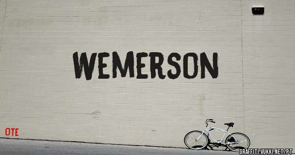 Wemerson 