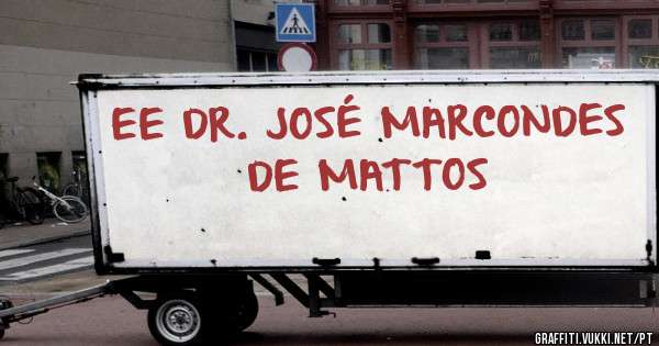 EE DR. JOSÉ MARCONDES DE MATTOS