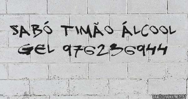 Sabó Timão álcool gel 976236944