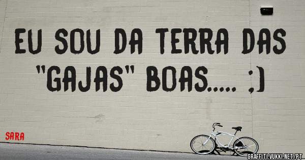 eu sou da terra das ''gajas'' boas..... ;)