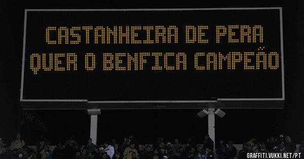 Castanheira de Pera quer o Benfica campeão