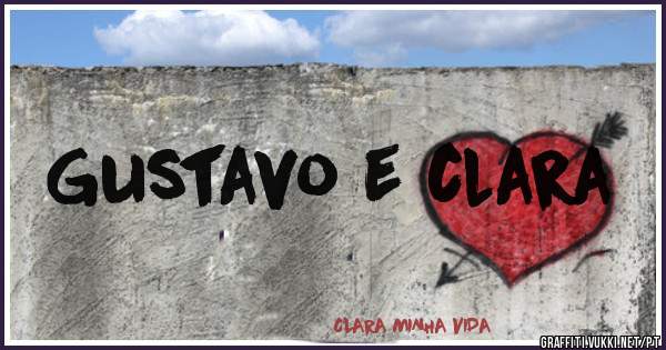 Gustavo e clara 
