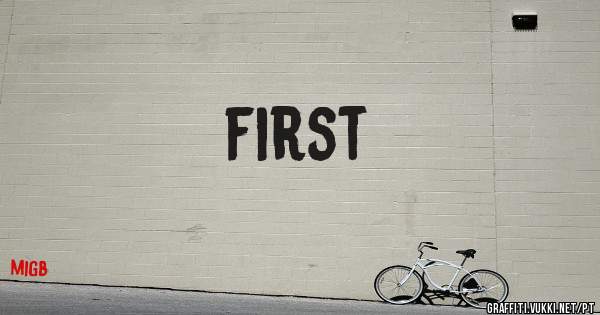 first