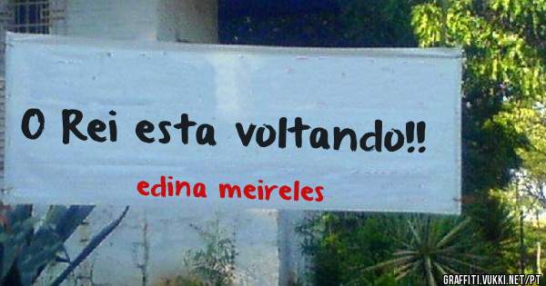 O Rei esta voltando!!  