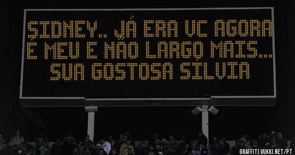 SIDNEY.. JÁ ERA VC AGORA É MEU E NÃO LARGO MAIS... SUA GOSTOSA SÍLVIA