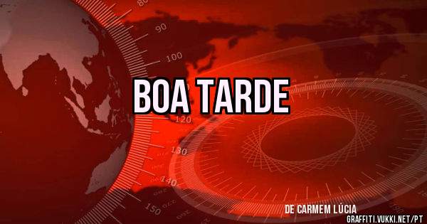 Boa tarde