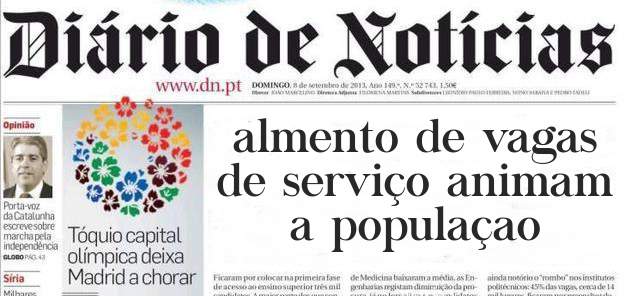 almento de vagas de serviço animam a populaçao