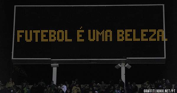 Futebol é uma beleza.
