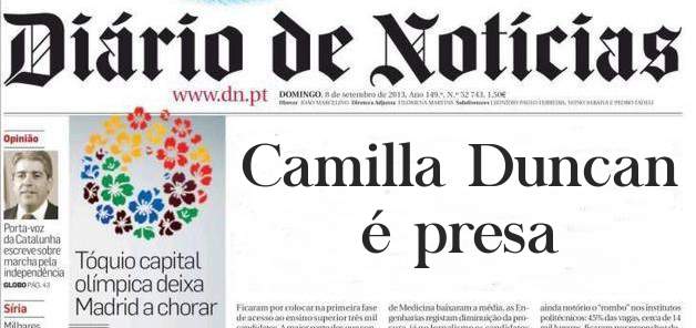 Camilla Duncan é presa