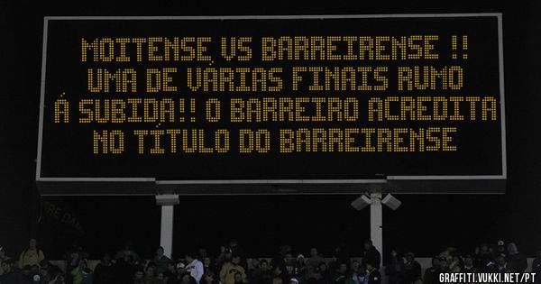 MOITENSE VS BARREIRENSE !! Uma de várias FINAIS RUMO Á SUBIDA!! O BARREIRO ACREDITA NO TÍTULO DO BARREIRENSE