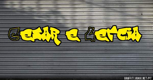 Cesar e Letícia