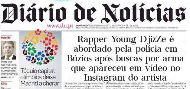 Rapper Young DjizZe é abordado pela polícia em Búzios após buscas por arma que apareceu em vídeo no Instagram do artista 