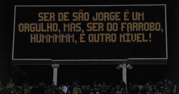 Ser de São Jorge é um orgulho, mas, ser do Farrobo, Hummmmm, é outro nível!