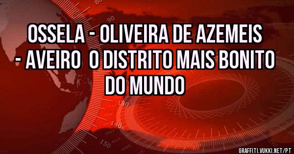 OSSELA - OLIVEIRA DE AZEMEIS - AVEIRO  O DISTRITO MAIS BONITO DO MUNDO