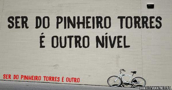 Ser do pinheiro Torres é outro nível 
