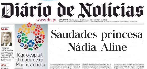 Saudades princesa Nádia Aline
