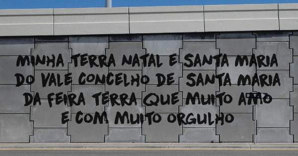 Minha terra natal e Santa Maria do Vale COncelho de  Santa Maria da Feira terra que muito amo e com muito orgulho
