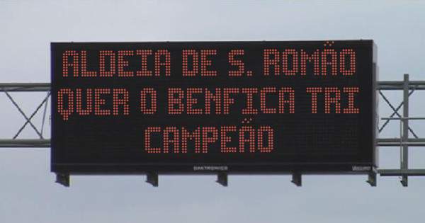 ALDEIA DE S. ROMÃO QUER O BENFICA TRI CAMPEÃO