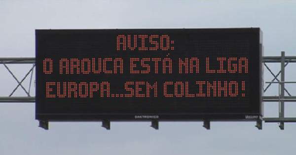 Aviso:
O Arouca está na Liga Europa...sem colinho!