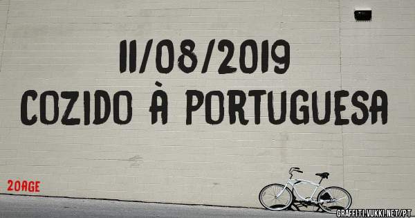 11/08/2019
Cozido à portuguesa 