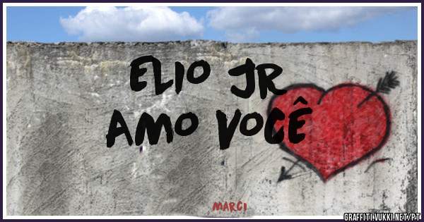 ELIO JR
AMO VOCÊ 