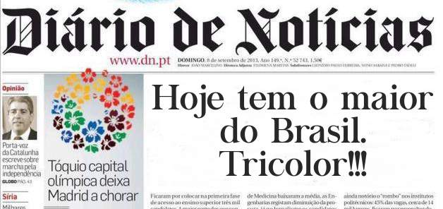 Hoje tem o maior do Brasil.
               Tricolor!!!