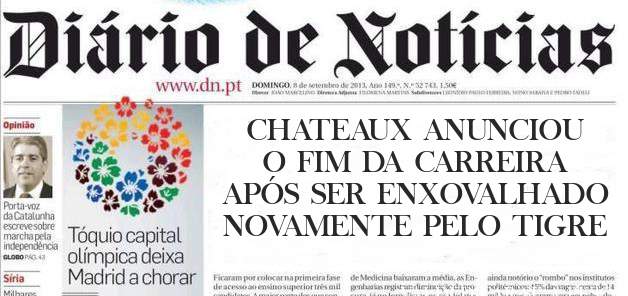 
CHATEAUX ANUNCIOU O FIM DA CARREIRA APÓS SER ENXOVALHADO NOVAMENTE PELO TIGRE