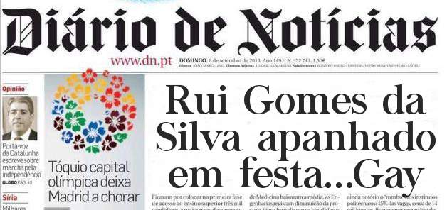 Rui Gomes da Silva apanhado em festa...Gay